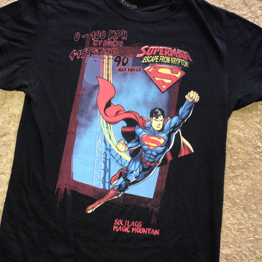 Six Flags Magic Mountain T Shirt - Picture 1 of 2